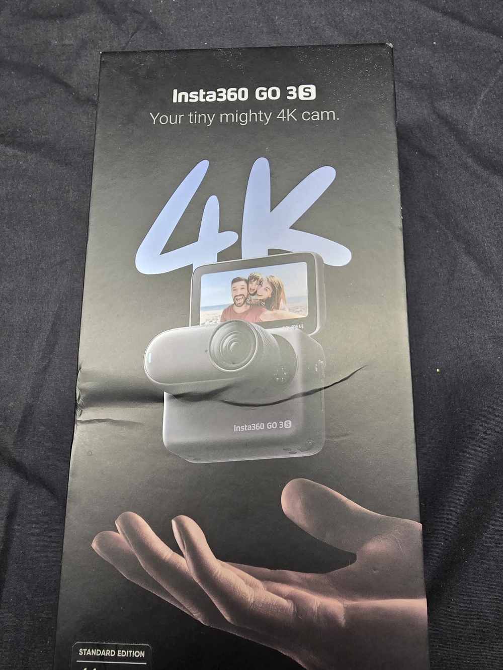 Insta360 GO 3S 4K Tiny Mighty Camera - Black